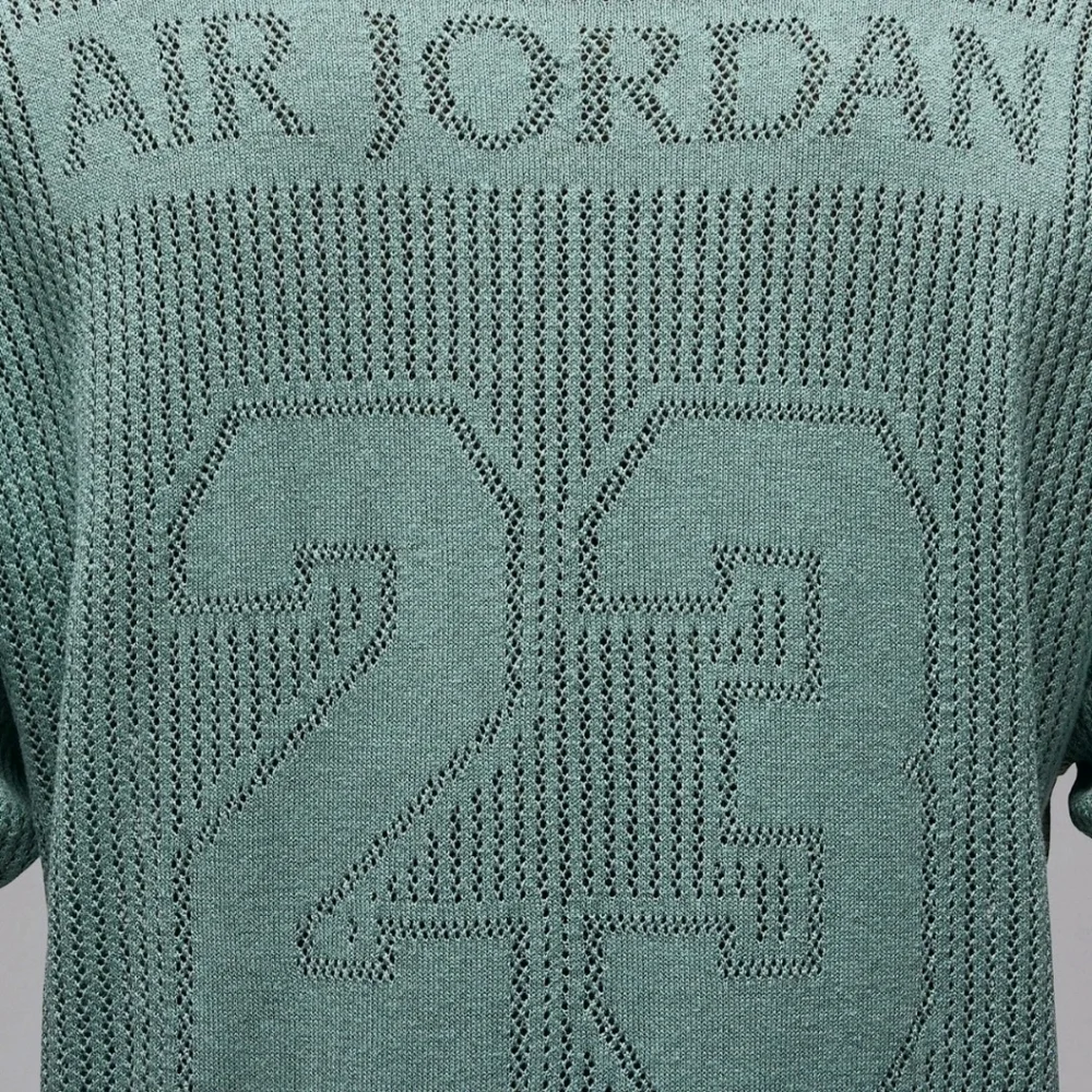 Nike Air Jordan Knit Jersey Top shirt Mineral Slate HQ0766-309 Men Size XL